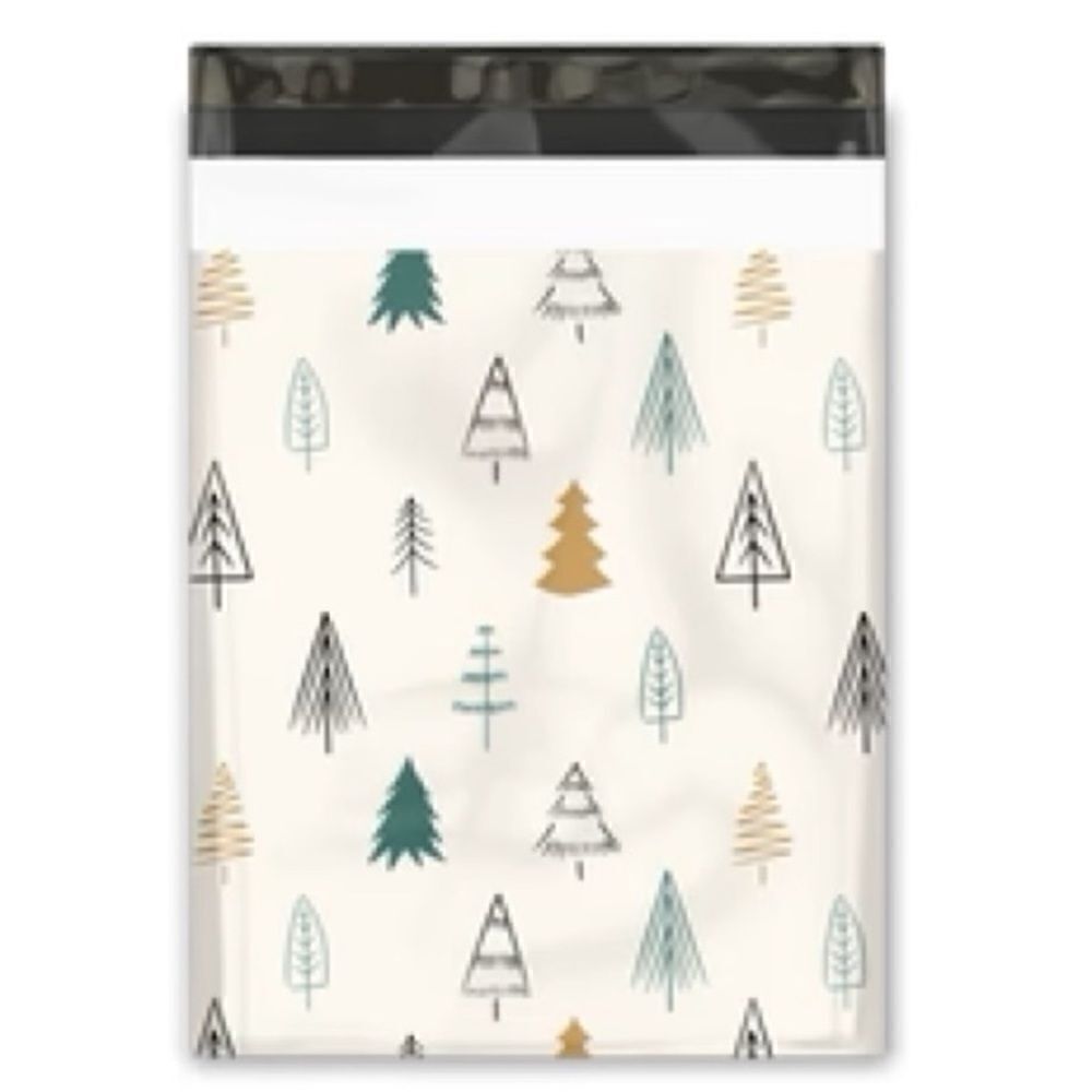 Poly Mailers Mix Xmas 35 poly mailers 35 stickers